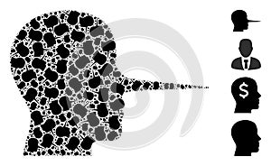 Liar Person Icon Recursion Composition