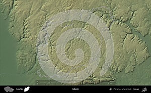 Libava outlined, Czechia. Physical