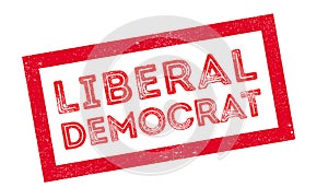 Liberal Democrat rubber stamp photo