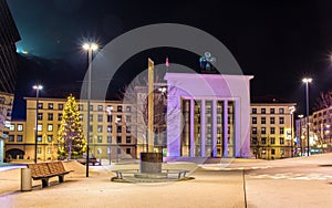 Liberation Monument in front of Landhaus in Innsbruck