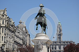 Liberdade Square, Liberty or Freedom Square; Porto