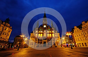 Liberec townhall night