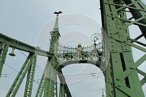 Liberty Bridge in Budapest Hungary photo