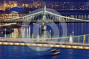 Liberty Bridge and Elisabeth Bridge