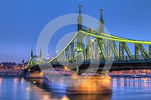 The Liberty Bridge in Hungary