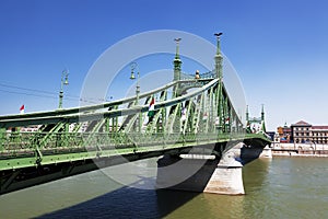 Liberty Bridge over Danube river