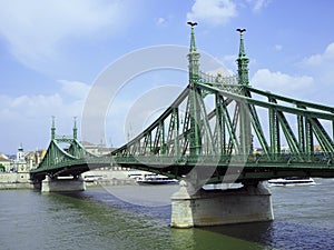 The Liberty Bridge in Budapest photo