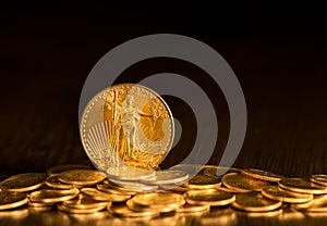Liberty Gold Eagle one ounce coin photo