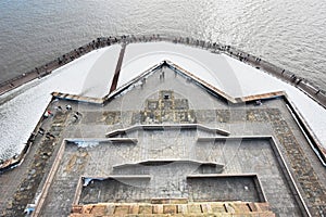 Liberty State Park seen from the Statue of Liberty