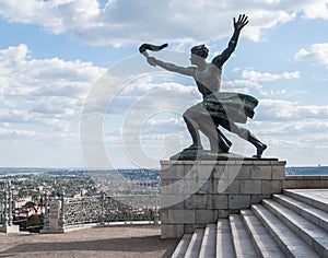 Liberty statue of Budapest