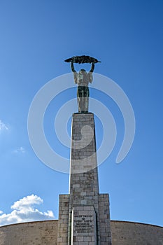 Liberty statue near the citadel on Gellert Hill