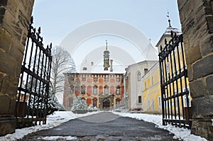 Libochovice castle and ancient gate