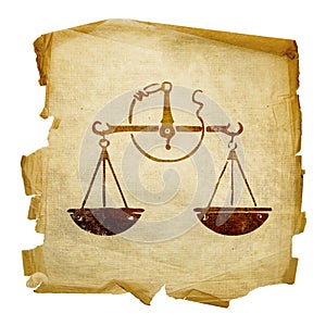 Libra zodiac icon photo