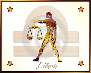 Libra zodiac star sign photo