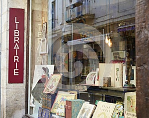 Librairie in French is actually a bookstore