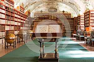 Library, Ancient books in Stragov monastery