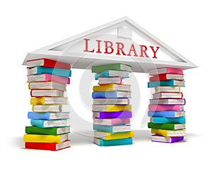 Library books icon