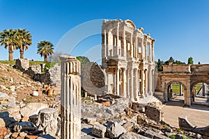 Library of Celsus, Ruins of ancient Ephesus, Turkey