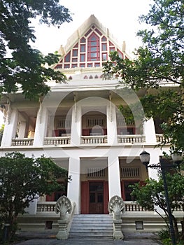 Library of Chulalongkorn University. Aerial view