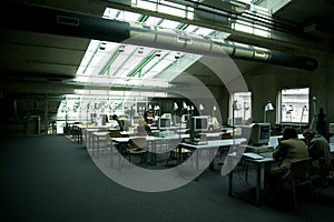 Library computer room