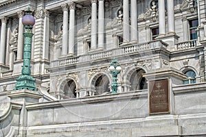 Library of Congress Washington DC exterior