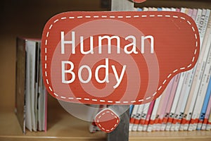 Library human anatomy section