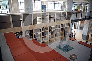 Library inside the Crosstown Concourse, Memphis, Tennessee