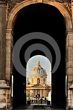 Library of Mazarine from the Louvre