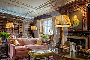 Library room in Hever Castle