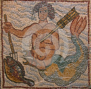 Libya Cyrenaica Byzantine mosaic.