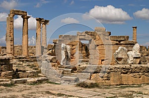 Libya, Cyrenaica. Cyrene Necropolis. photo