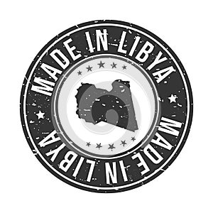 Libya Symbol Stamp. Silhouette Icon Map. Design Grunge Vector. Product Export Seal.