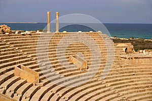 Libya Tripoli Leptis Magna Amphitheater