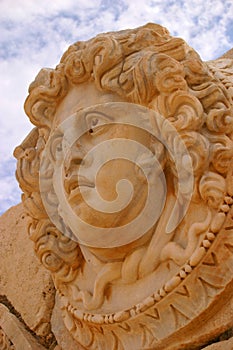 Libya Tripoli Leptis Magna Roman archaeological site. - UNESCO site.