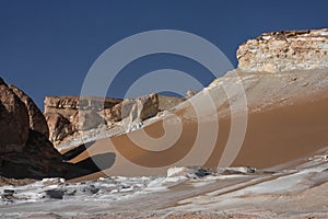 Libyan desert in West Egypt