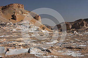 Libyan desert in West Egypt