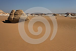 Libyan desert in West Egypt photo