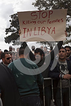 Libyan Embassy Protest