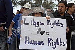 Libyan Embassy Protest