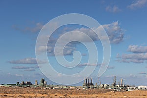 Libyan-sidra oil field