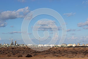 Libyan-sidra oil field photo