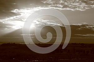 Libyan-sidra oil field town