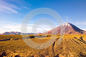 Licancabur Volcano at the Altiplano photo