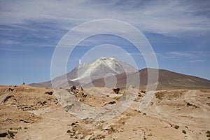 Licancabur volcano in Bolivia