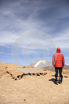Licancabur volcano in Bolivia