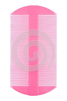 Lice comb isolated on white background