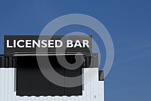 Licenced bar photo