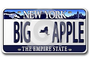 License plates NY