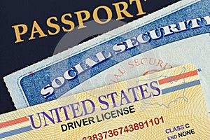 License Social Security and Passport