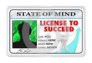 License to Succeed Permission for Successful Life photo